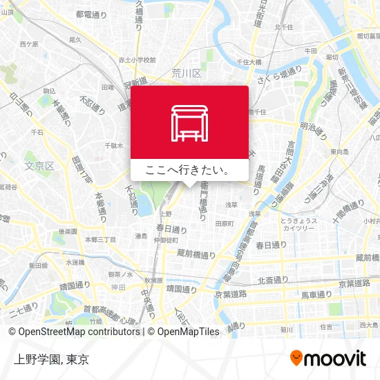 上野学園地図