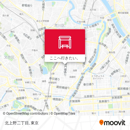 北上野二丁目地図