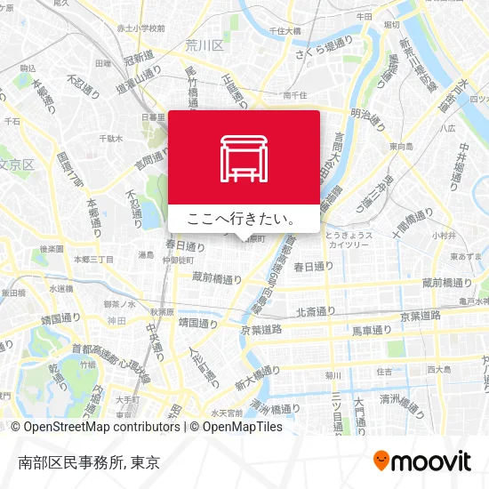 南部区民事務所地図