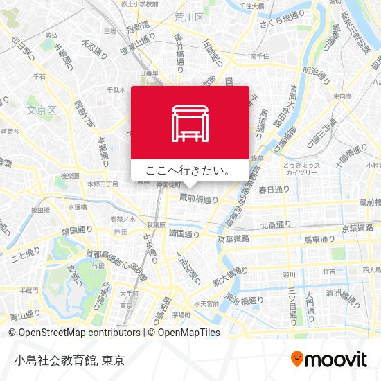 小島社会教育館地図