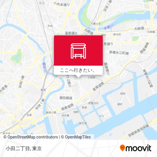 小田二丁目地図