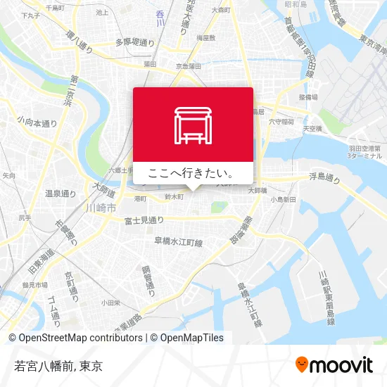 若宮八幡前地図