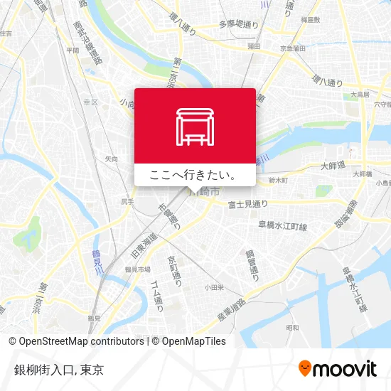 銀柳街入口地図