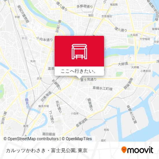カルッツかわさき・富士見公園地図
