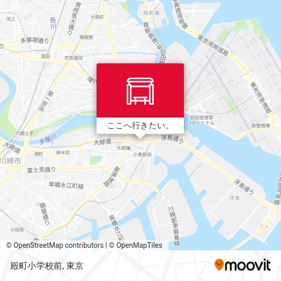 殿町小学校前地図