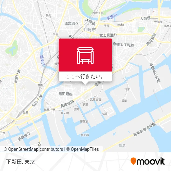 下新田地図