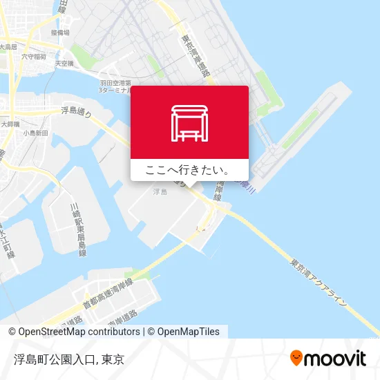 浮島町公園入口地図