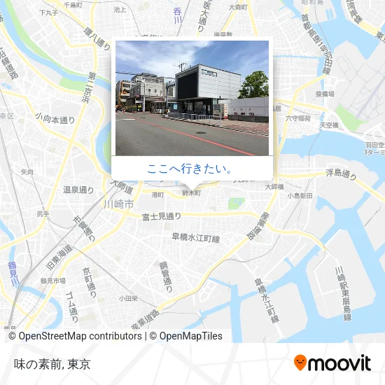 味の素前地図