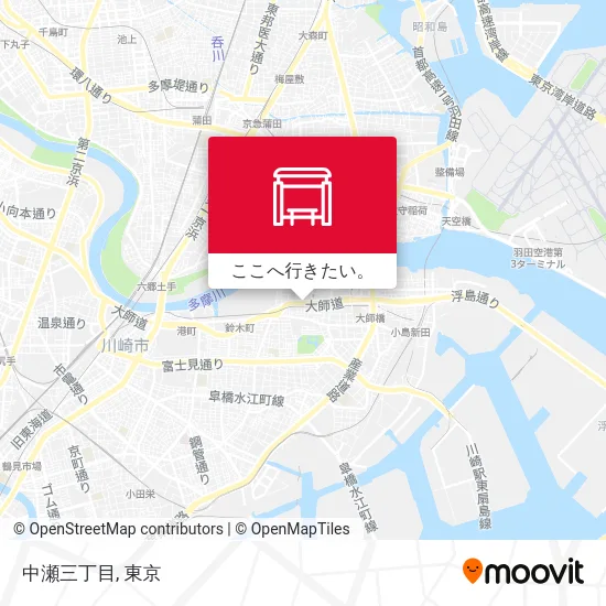 中瀬三丁目地図