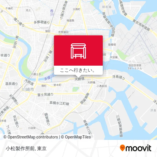 小松製作所前地図
