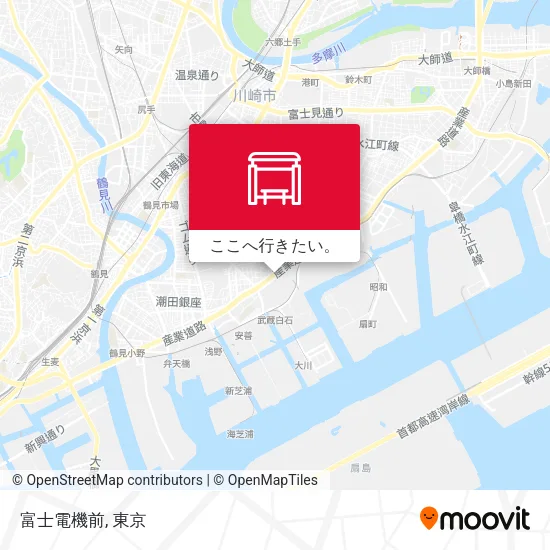 富士電機前地図