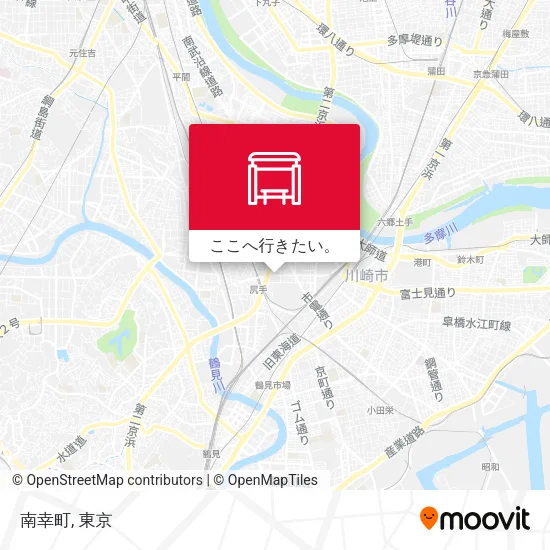 南幸町地図