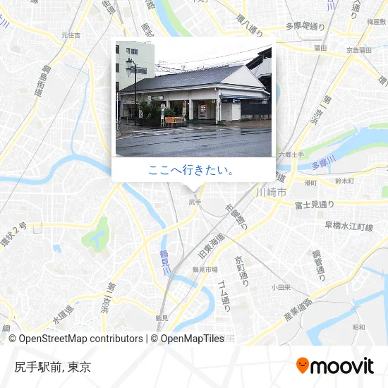 尻手駅前地図