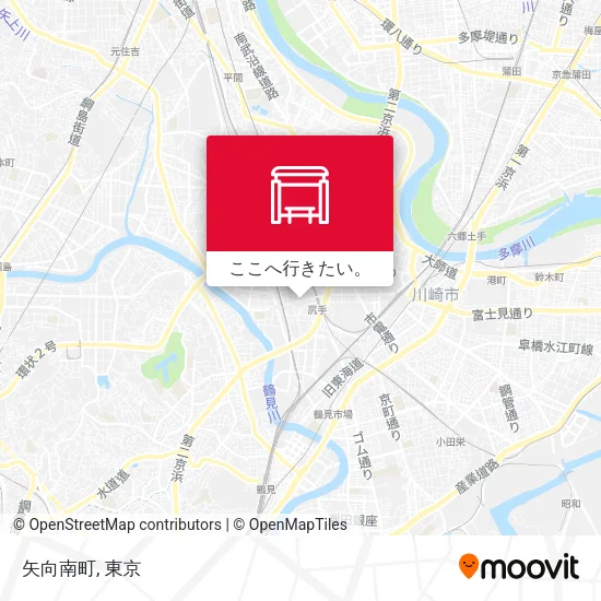 矢向南町地図