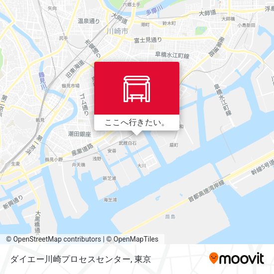 ダイエー川崎プロセスセンター地図