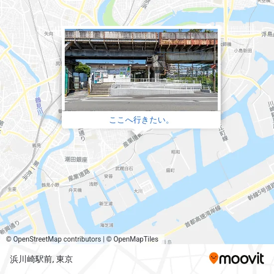 浜川崎駅前地図