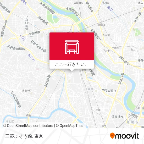 三菱ふそう前地図