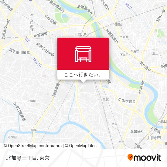 北加瀬三丁目地図