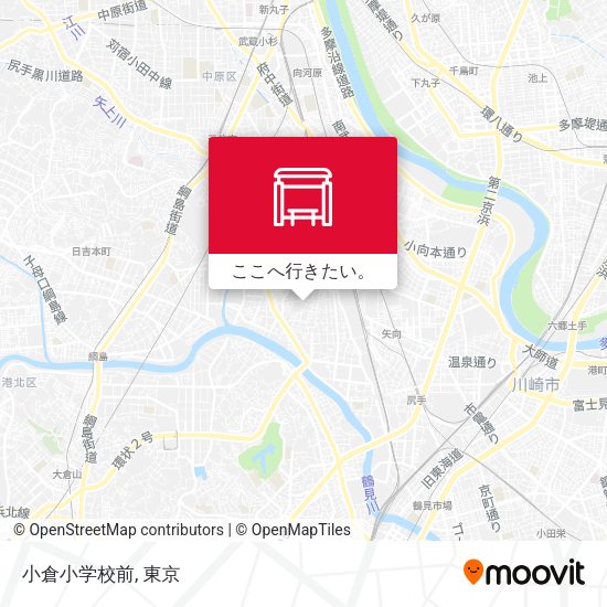 小倉小学校前地図