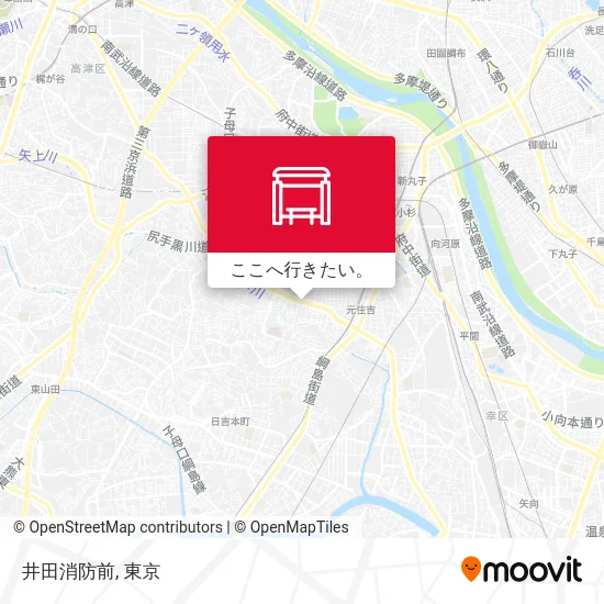 井田消防前地図