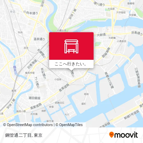 鋼管通二丁目地図