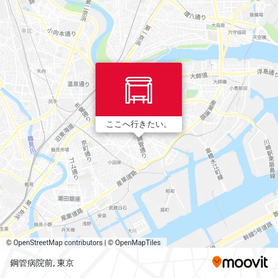 鋼管病院前地図