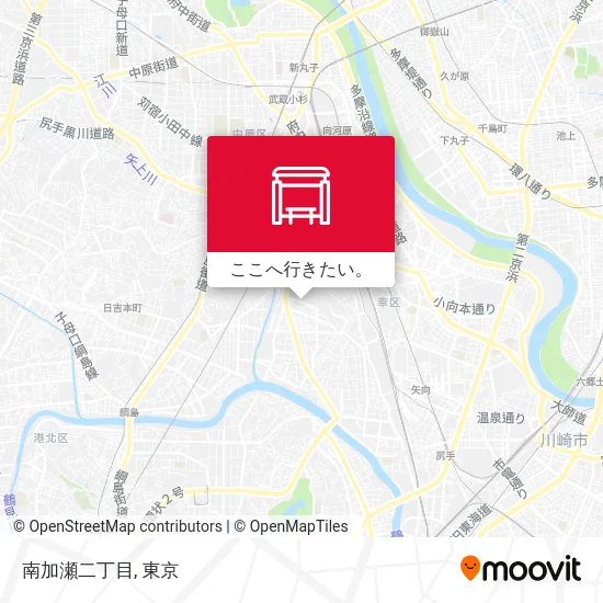南加瀬二丁目地図