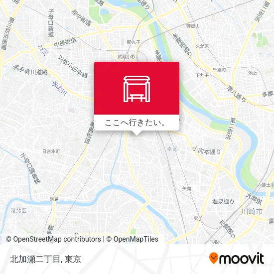 北加瀬二丁目地図
