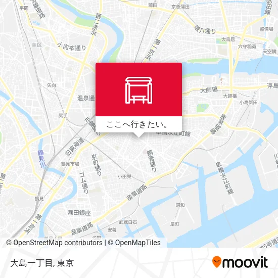 大島一丁目地図