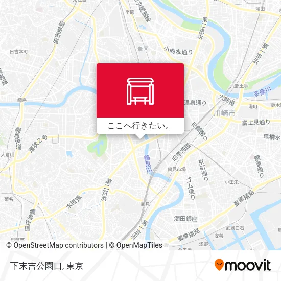 下末吉公園口地図