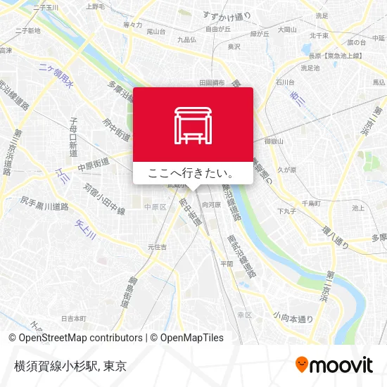 横須賀線小杉駅地図