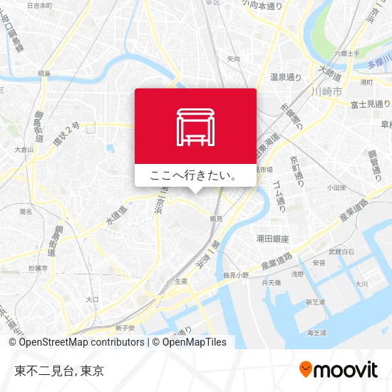 東不二見台地図