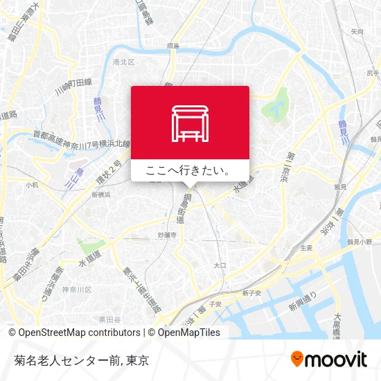 菊名老人センター前地図