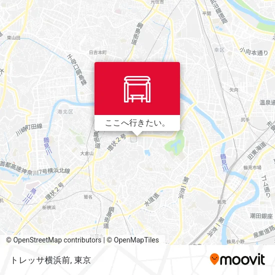 トレッサ横浜前地図