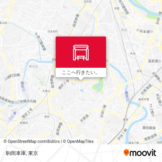 駒岡車庫地図