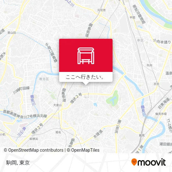 駒岡地図
