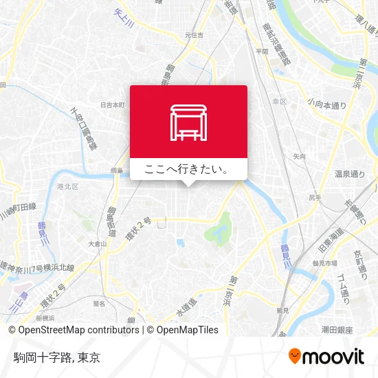 駒岡十字路地図