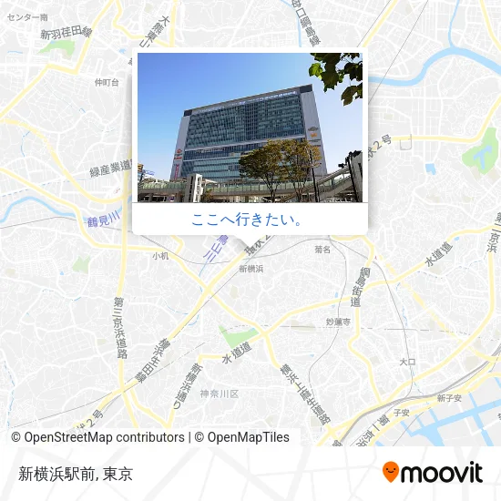 新横浜駅前地図