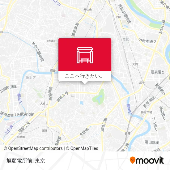 旭変電所前地図