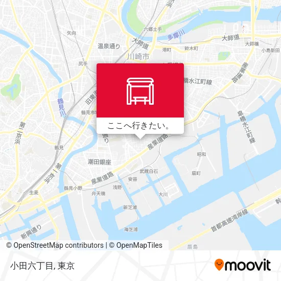 小田六丁目地図