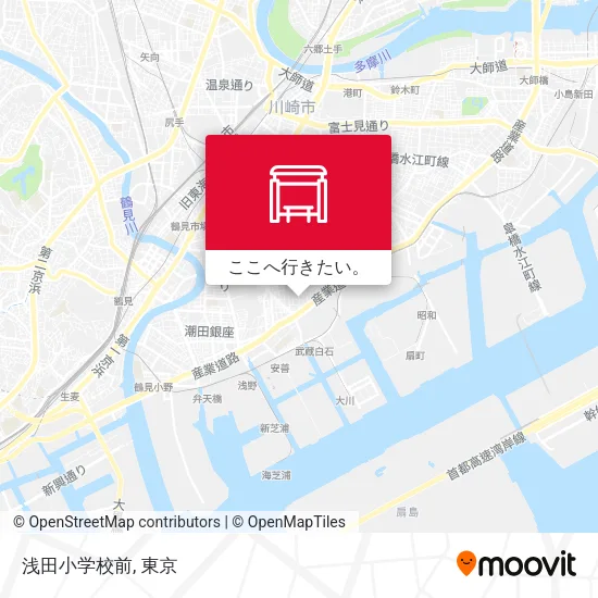 浅田小学校前地図