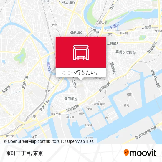 京町三丁目地図