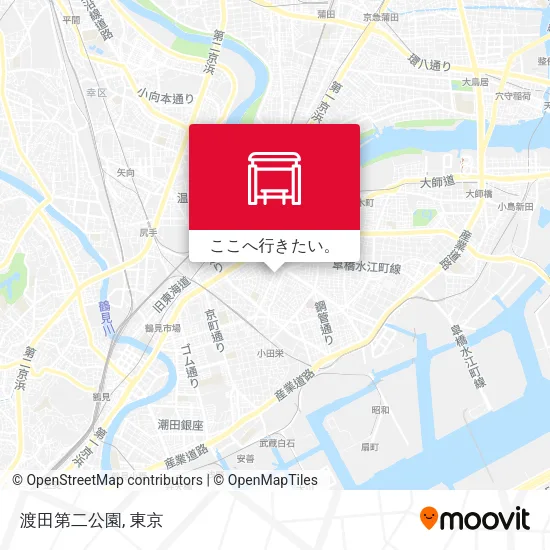 渡田第二公園地図