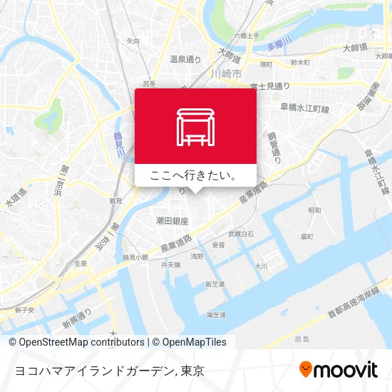 ヨコハマアイランドガーデン地図