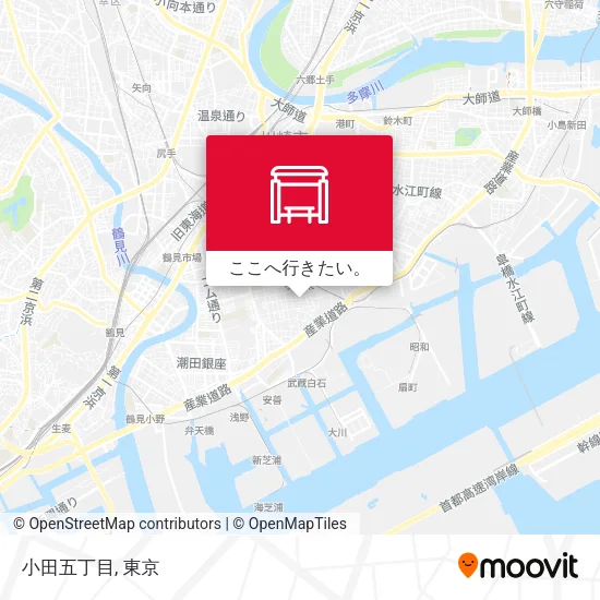 小田五丁目地図