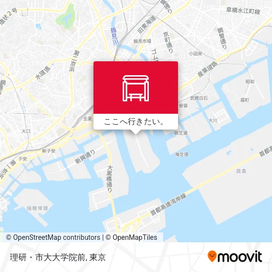 理研・市大大学院前地図