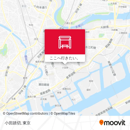 小田踏切地図