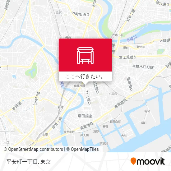 平安町一丁目地図