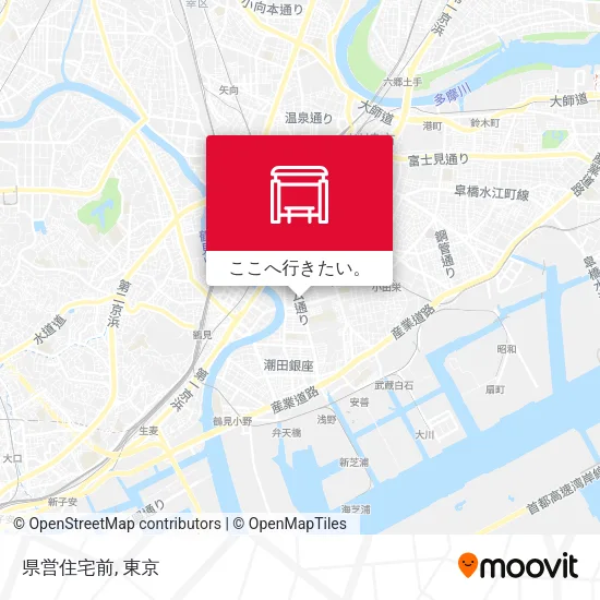 県営住宅前地図