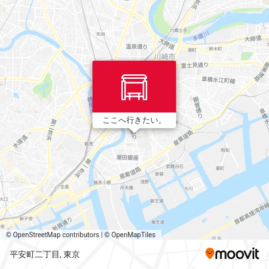 平安町二丁目地図